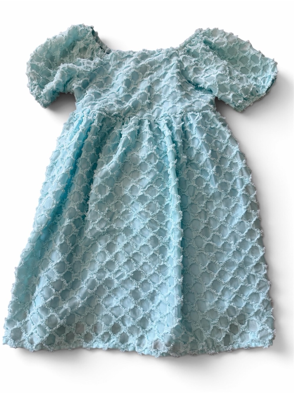 Xhilaration Baby Blue Puff Sleeve Dress